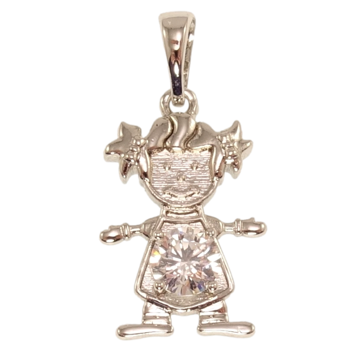 Кулон Xuping Родій Дівчинка фото №21 Кулон Xuping Родій Дівчинка фото №21