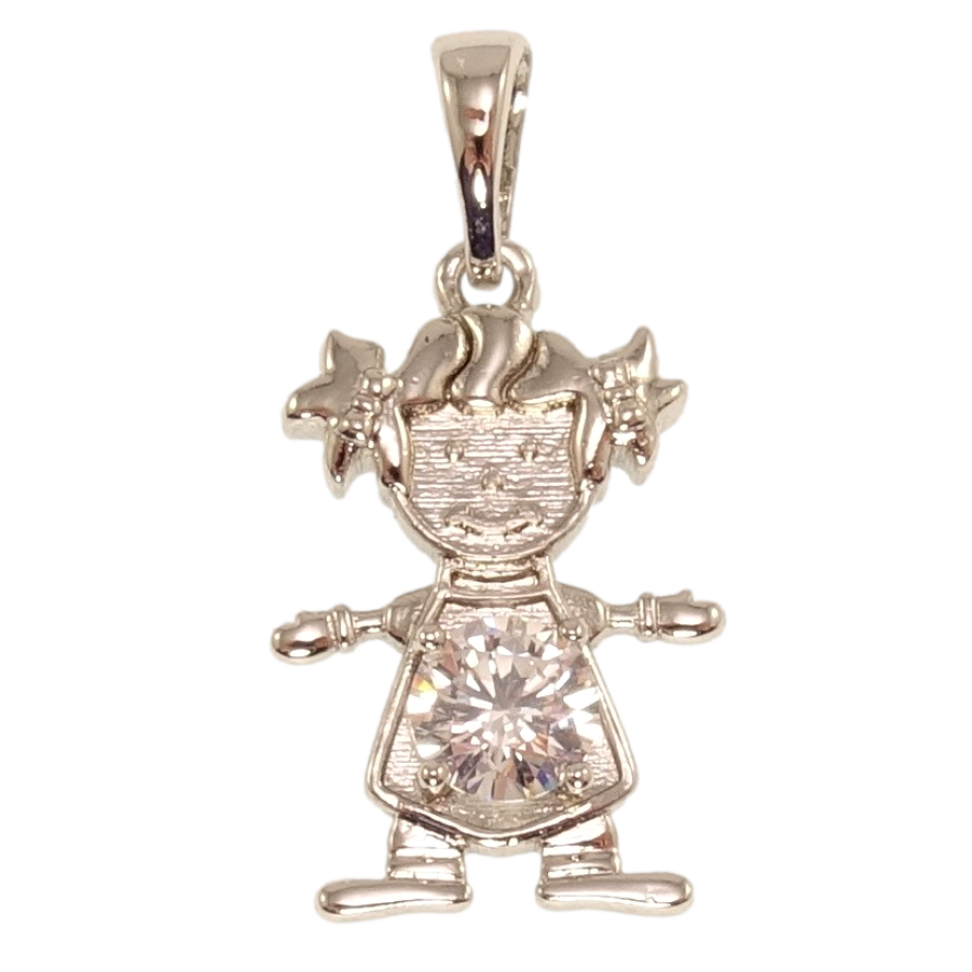 Кулон Xuping Родий Девочка фото №1