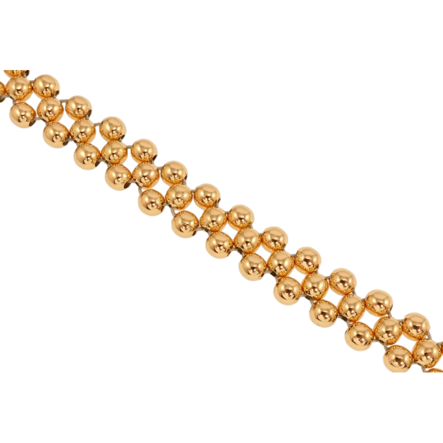 Браслет Xuping Позолота 18K Плетіння з намистин довжина з дод. ланцюжком 17.5-20см х 10мм фото №1 Браслет Xuping Позолота 18K Плетіння з намистин довжина з дод. ланцюжком 17.5-20см х 10мм фото №1