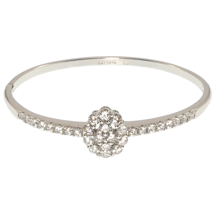 Браслет Xuping Родий Агата ø 6см фото №19 Браслет Xuping Родий Агата ø 6см фото №19