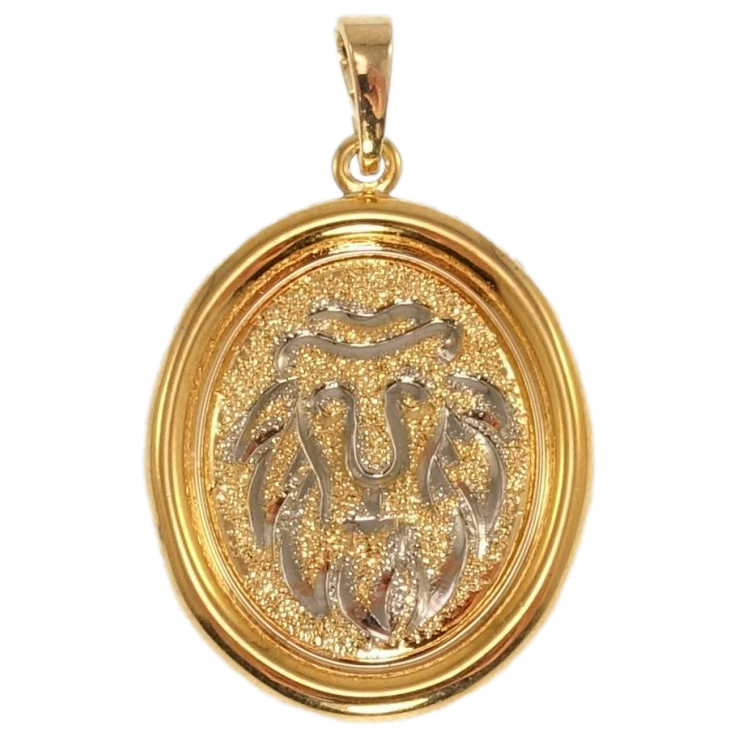 Кулон Xuping Позолота + Родий Медальон Знак Зодиака Лев фото №23 Кулон Xuping Позолота + Родий Медальон Знак Зодиака Лев фото №23