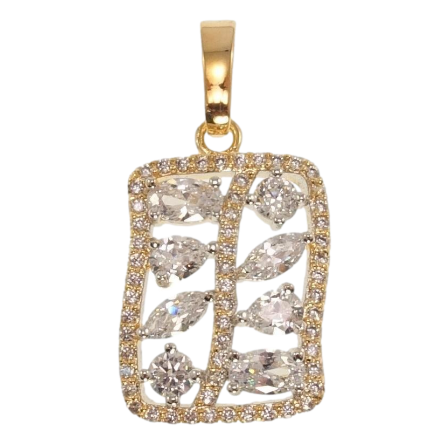 Кулон Xuping Позолота + Родій Кристальна витонченість фото №1 Кулон Xuping Позолота + Родій Кристальна витонченість фото №1