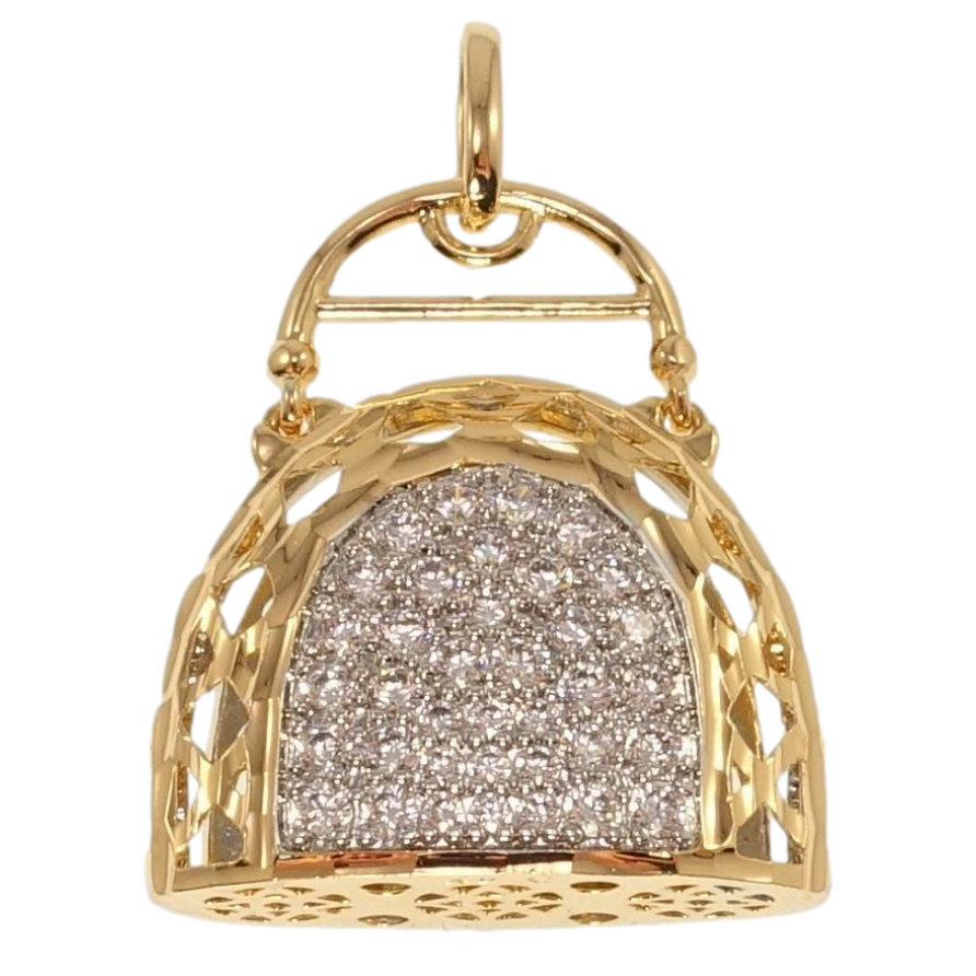 Кулон Xuping Позолота + Родий Сумочка фото №1 Кулон Xuping Позолота + Родий Сумочка фото №1