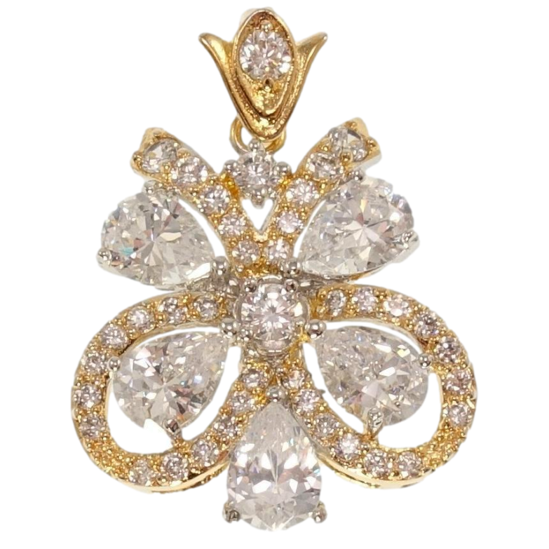 Кулон Xuping Позолота + Родий Изысканность фото №1