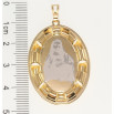Кулон Xuping Позолота + Родий Овальная Ладанка с Ликом Иисуса Христа напылением фото №2 Кулон Xuping Позолота + Родий Овальная Ладанка с Ликом Иисуса Христа напылением фото №2