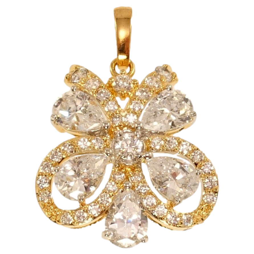 Кулон Xuping Позолота + Родий Кристальное совершенство фото №1 Кулон Xuping Позолота + Родий Кристальное совершенство фото №1