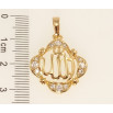 Кулон Xuping Позолота 18K Фигурная подвеска с цирконием и надписью Аллах фото №2 Кулон Xuping Позолота 18K Фигурная подвеска с цирконием и надписью Аллах фото №2