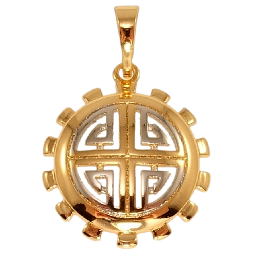 Кулон Xuping Позолота + Родий Декоративный резной орнамент фото №1