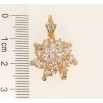 Кулон Xuping Позолота 18K Розкішна сніжинка із цирконію фото №3