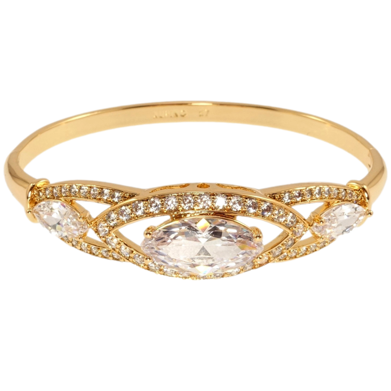 Браслет Xuping Позолота 18K Магия кристаллов ø 5,7см фото №1 Браслет Xuping Позолота 18K Магия кристаллов ø 5,7см фото №1