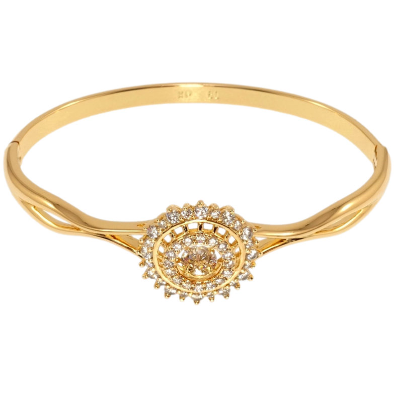 Браслет Xuping Позолота 18K Сонце пустелі ø 6см фото №1 Браслет Xuping Позолота 18K Сонце пустелі ø 6см фото №1