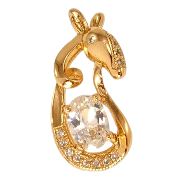 Кулон Xuping Позолота 18K Тапір з цирконієм фото №19 Кулон Xuping Позолота 18K Тапір з цирконієм фото №19