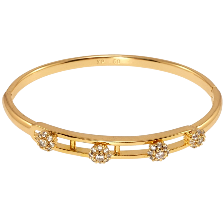 Браслет Xuping Позолота 18K Модерн с миниатюрными кристальными цветочками ø 6см фото №16 Браслет Xuping Позолота 18K Модерн с миниатюрными кристальными цветочками ø 6см фото №16