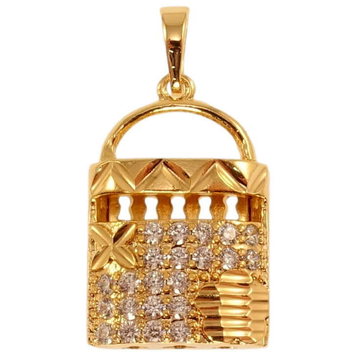 Кулон Xuping Позолота 18K Декоративна сумочка з цирконієм фото №23