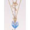 Кулон Xuping колір 18K з кр-ми Swarovski на ланцюжку Кристальне серце Ocean Delite дл. 40-45см х 2мм фото №2 Кулон Xuping колір 18K з кр-ми Swarovski на ланцюжку Кристальне серце Ocean Delite дл. 40-45см х 2мм фото №2