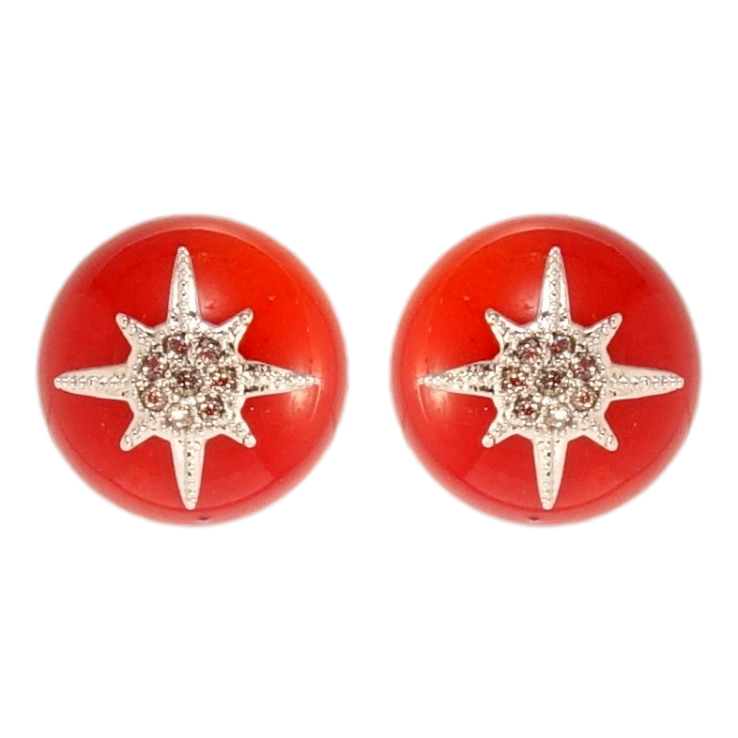 Серьги Xuping QQMM Родий пусеты Шиповник фото №9