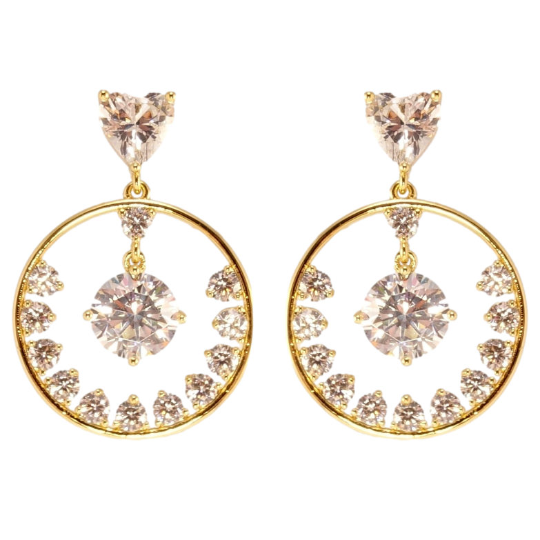 Серьги Xuping QQMM Позолота 14K пусеты Очарование фото №1 Серьги Xuping QQMM Позолота 14K пусеты Очарование фото №1