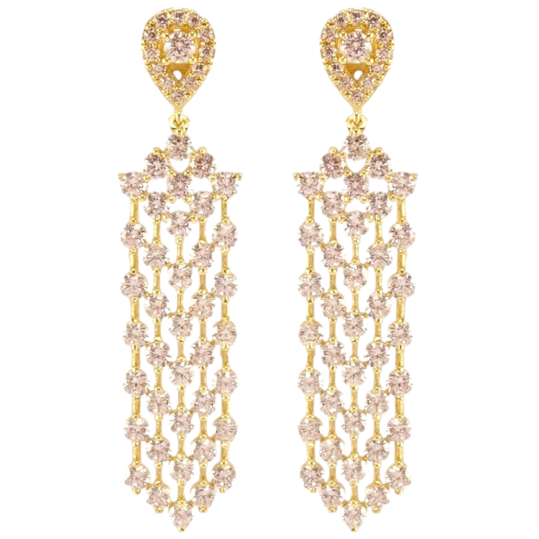 Серьги Xuping QQMM Позолота 14K пусеты Авангардные кристальные подвески фото №1 Серьги Xuping QQMM Позолота 14K пусеты Авангардные кристальные подвески фото №1