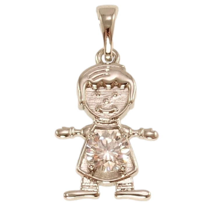 Кулон Xuping Родій Людина з цирконієм фото №9 Кулон Xuping Родій Людина з цирконієм фото №9