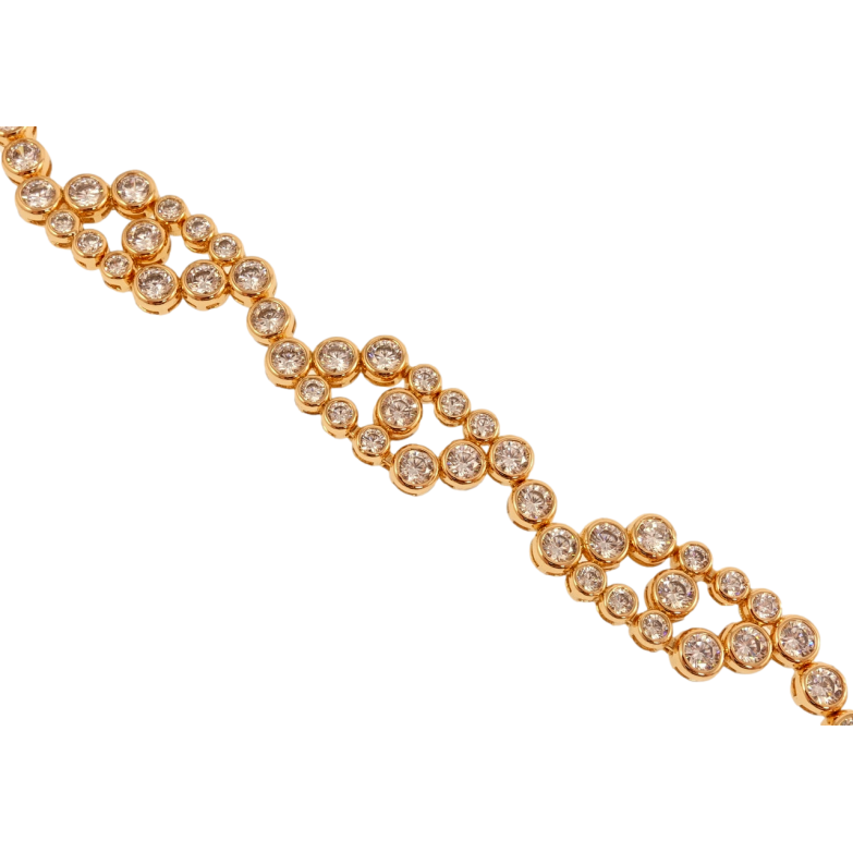 Браслет Xuping Позолота 18K Дочка Сонця довжина з дод. замком 17.5,19.5см х 12мм фото №1