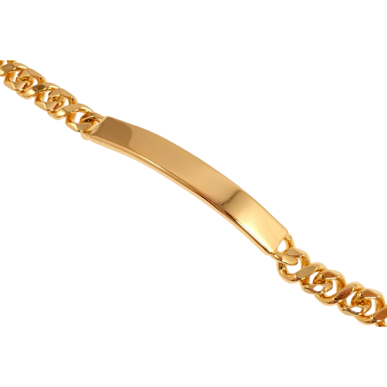 Браслет Xuping Позолота 18K Плетіння вісімка із вставкою пластина довжина 19.5см х 7мм фото №1 Браслет Xuping Позолота 18K Плетіння вісімка із вставкою пластина довжина 19.5см х 7мм фото №1