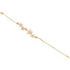Браслет Xuping Позолота 18K Кристальные цветочки длина с доп.цеп. 16.5-19.5см х 2мм фото №2