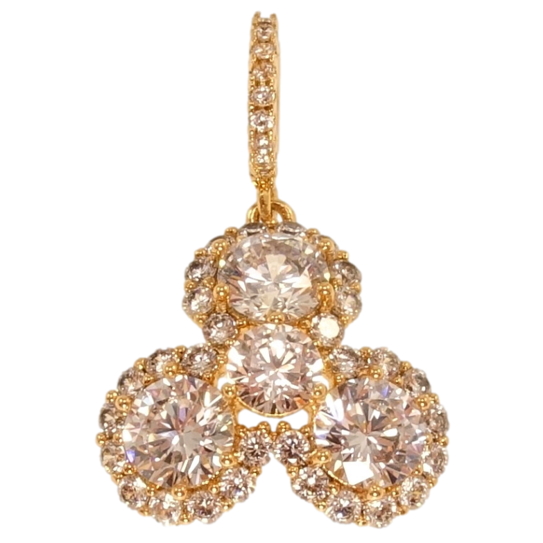 Кулон Xuping Позолота 18K Тринити фото №1 Кулон Xuping Позолота 18K Тринити фото №1