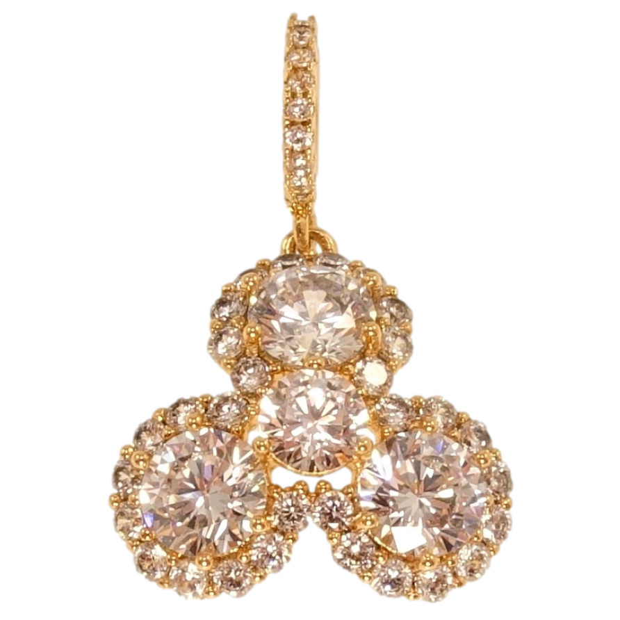 Кулон Xuping Позолота 18K Тринити фото №1