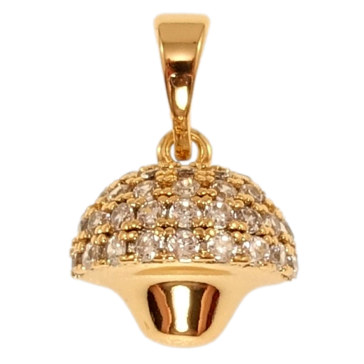 Кулон Xuping Позолота 18K Грибок із цирконієм фото №17