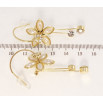 Сережки Xuping QQMM Позолота 14K пусети Квіткова досконалість фото №2 Сережки Xuping QQMM Позолота 14K пусети Квіткова досконалість фото №2