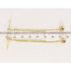 Сережки Xuping QQMM Позолота 14K пусети Кульки на ланцюжках фото №2