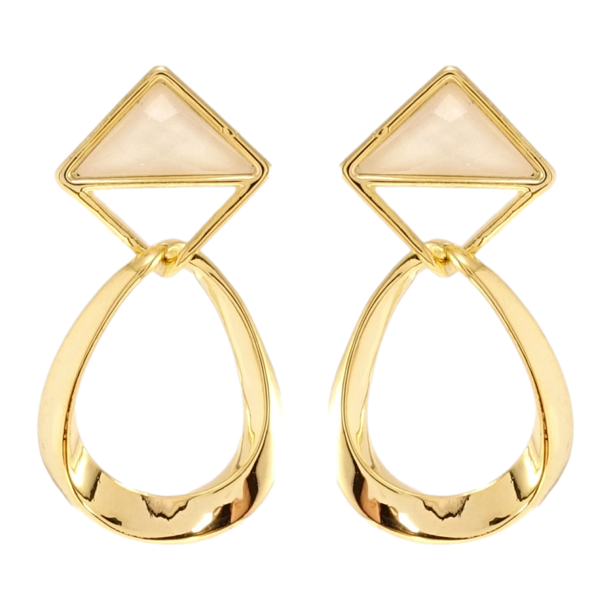 Сережки Xuping QQMM Позолота 14K пусети Елегантні підвіски фото №1 Сережки Xuping QQMM Позолота 14K пусети Елегантні підвіски фото №1