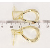 Сережки Xuping QQMM Позолота 14K пусети Елегантні підвіски фото №2 Сережки Xuping QQMM Позолота 14K пусети Елегантні підвіски фото №2