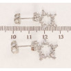 Серьги Xuping QQMM Родий пусеты Кристальные звездочки фото №2 Серьги Xuping QQMM Родий пусеты Кристальные звездочки фото №2