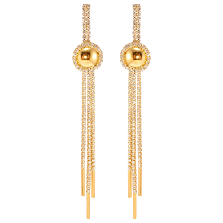 Сережки Xuping QQMM Позолота 18K пусети Дочка Сонця фото №1