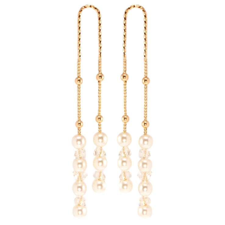 Сережки Xuping QQMM Позолота 18K пусети Декоративні підвіски з перлами на фото №18 Сережки Xuping QQMM Позолота 18K пусети Декоративні підвіски з перлами на фото №18