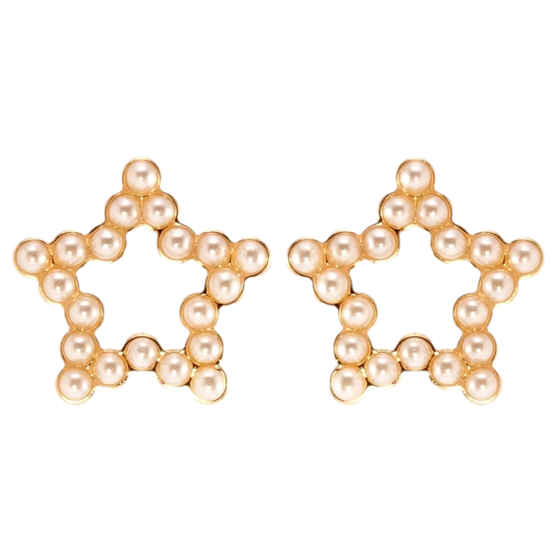 Сережки Xuping QQMM Позолота 18K пусети Зірочки з цирконієм фото №1