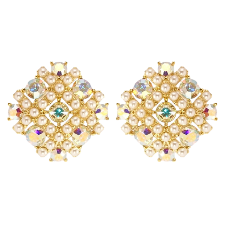 Серьги Xuping QQMM Позолота 14K пусеты Изящные ромбы с россыпью кристаллов и фото №9 Серьги Xuping QQMM Позолота 14K пусеты Изящные ромбы с россыпью кристаллов и фото №9