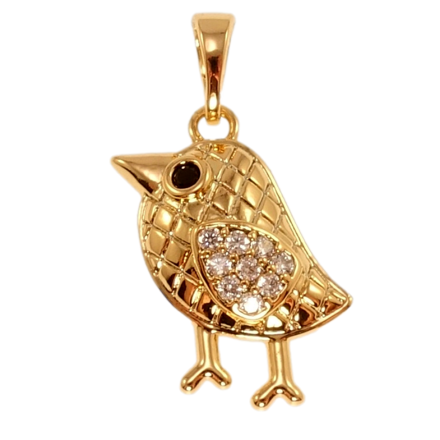 Кулон Xuping Позолота 18K Пташка для ланцюжка до 5мм фото №1