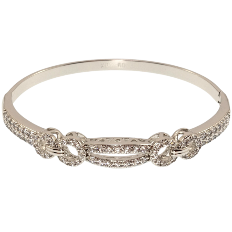 Браслет Xuping Родий Шарм ø 6см фото №20 Браслет Xuping Родий Шарм ø 6см фото №20