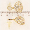 Сережки Xuping QQMM Позолота 14K пусети Крапельки з перламутровими квіточками та кристалами фото №2 Сережки Xuping QQMM Позолота 14K пусети Крапельки з перламутровими квіточками та кристалами фото №2
