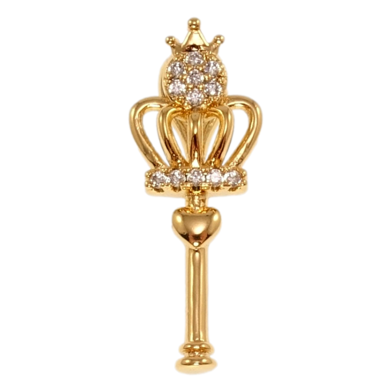 Кулон Xuping Позолота 18K Скипетр с цирконием для цепочки до 4мм фото №1