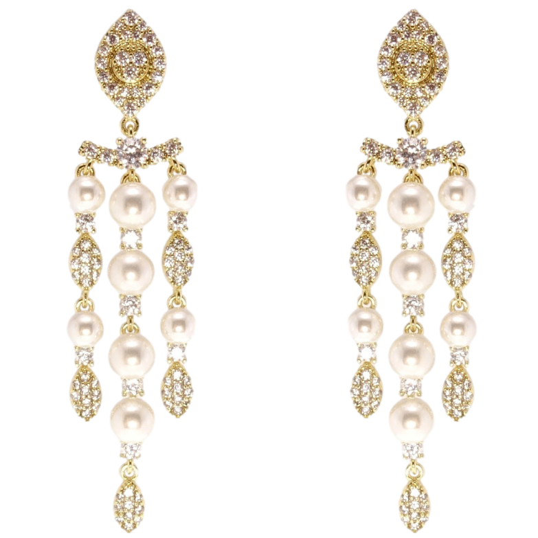 Сережки Xuping QQMM Позолота 14K пусети Богема фото №1