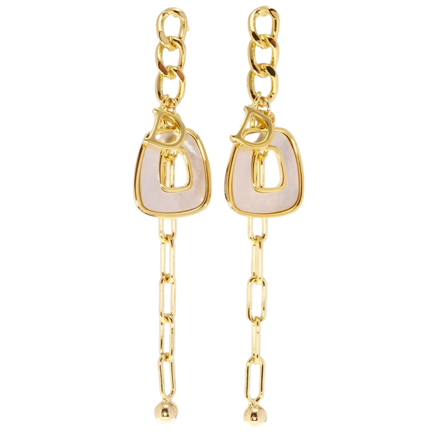 Сережки Xuping QQMM Позолота 14K пусети Ланцюжки з декоративними підвісками фото №1 Сережки Xuping QQMM Позолота 14K пусети Ланцюжки з декоративними підвісками фото №1