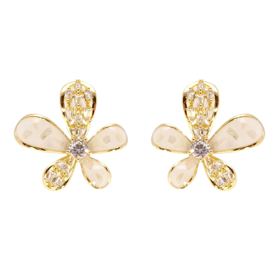 Серьги Xuping QQMM Позолота 14K пусеты Декоративные цветочки фото №1 Серьги Xuping QQMM Позолота 14K пусеты Декоративные цветочки фото №1