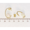 Серьги Xuping QQMM Позолота 14K пусеты Дуги с жемчугом фото №2 Серьги Xuping QQMM Позолота 14K пусеты Дуги с жемчугом фото №2
