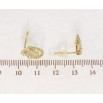 Серьги Xuping QQMM Позолота 14K пусеты Искристость фото №2 Серьги Xuping QQMM Позолота 14K пусеты Искристость фото №2