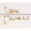 Сережки Xuping QQMM Позолота 18K пусети Call me фото №2