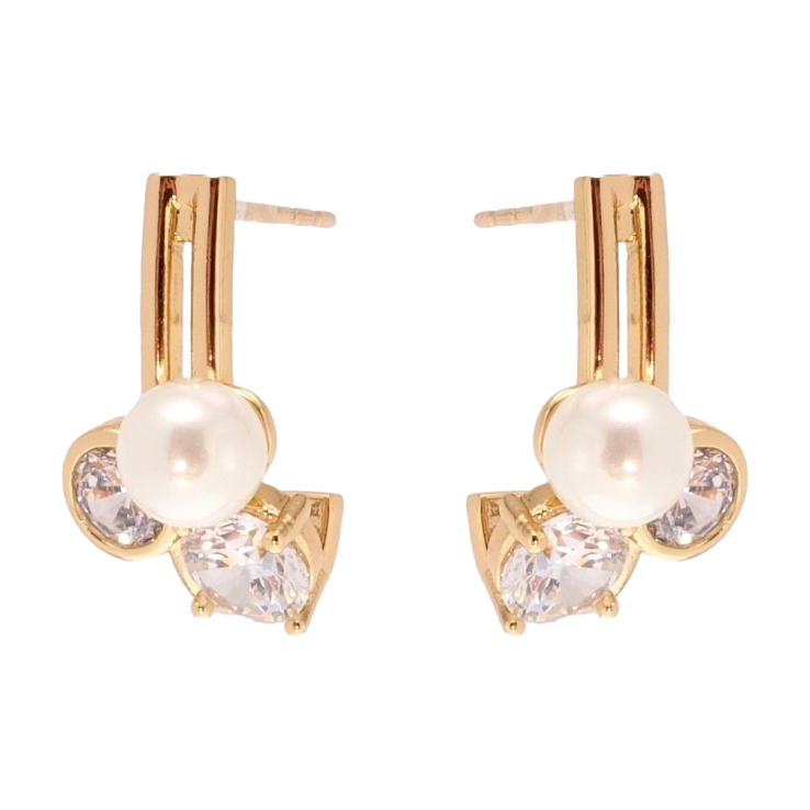 Серьги Xuping Позолота 18K пусеты Абстракция фото №16 Серьги Xuping Позолота 18K пусеты Абстракция фото №16