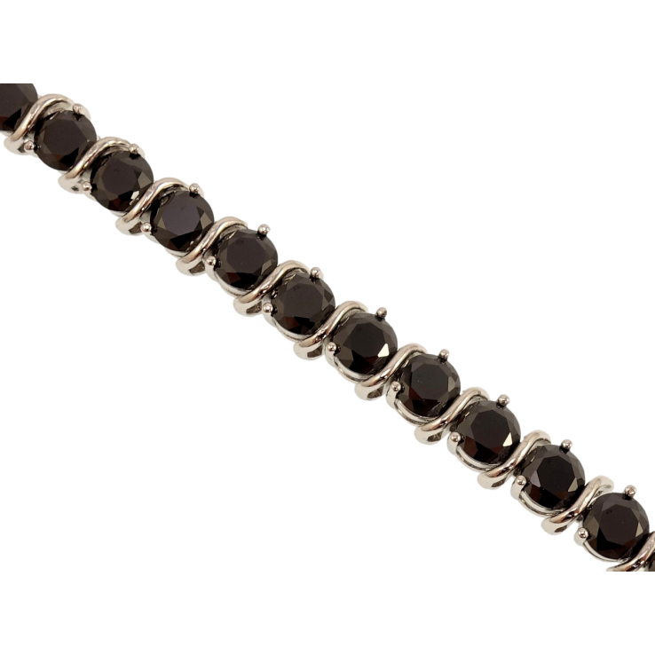 Браслет Xuping Родий Дорожка черных кристаллов длина с доп.замком 17.5,19см х 6мм фото №12 Браслет Xuping Родий Дорожка черных кристаллов длина с доп.замком 17.5,19см х 6мм фото №12
